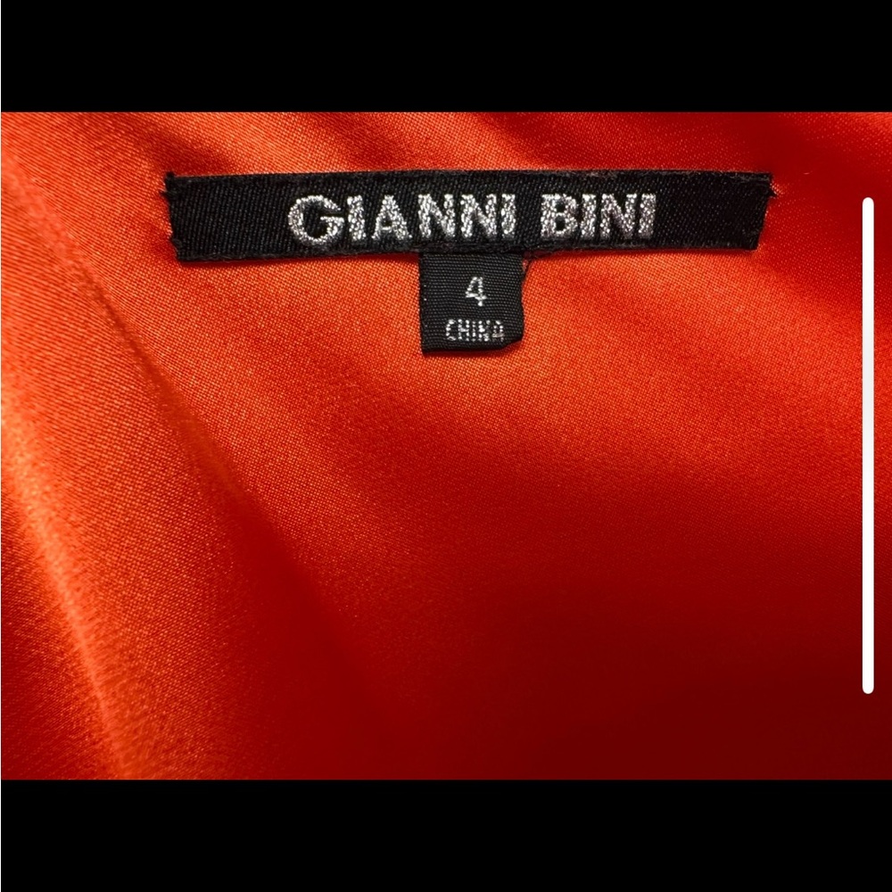 Gianni Bini Red One-Shoulder Sequin Detail Cocktail Dress – Size 4 - Picture 4 of 4